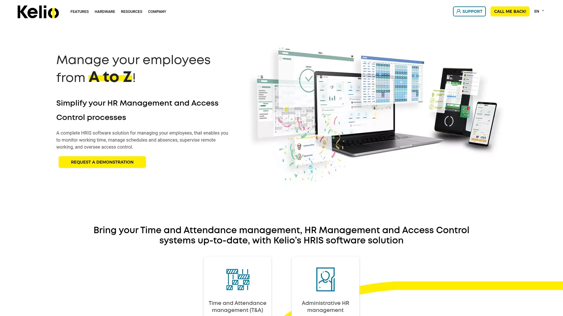 Interface Kelio
