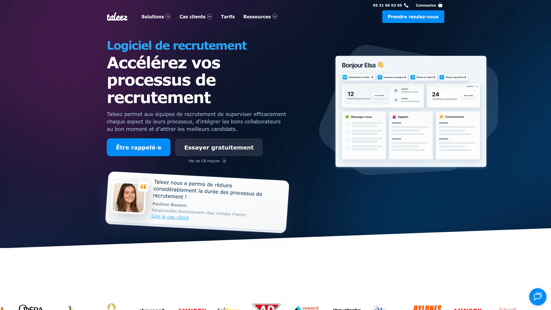 Interface Taleez